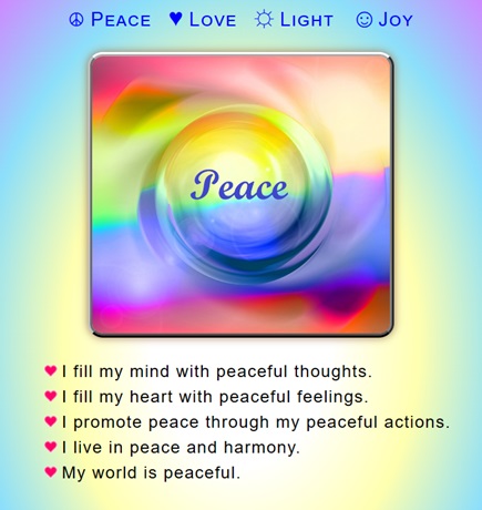 Peace Love Light Joy